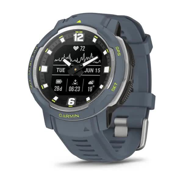 Смарт-годинник наручний Garmin Instinct Crossover - Standard Edition, синій граніт 010-02730-04 фото