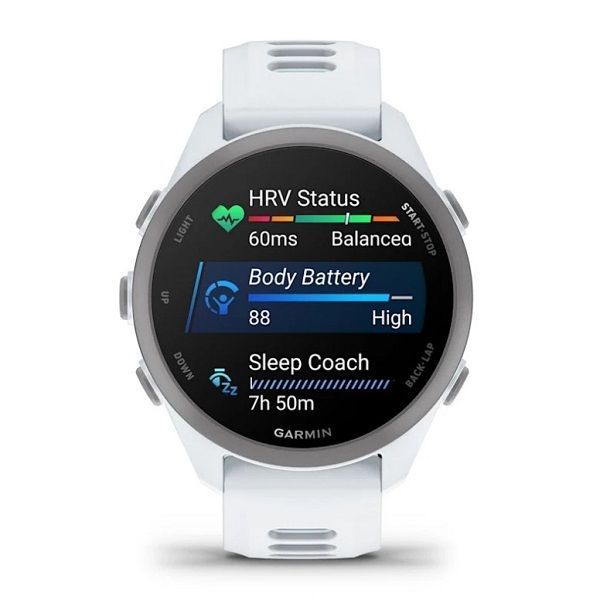 Смарт-годинник Garmin Forerunner 170 Music білий / небесно-блакитний