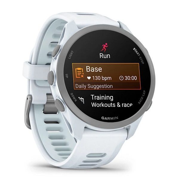 Смарт-годинник Garmin Forerunner 170 Music білий / небесно-блакитний