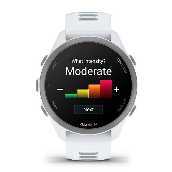 Смарт-годинник Garmin Forerunner 170 Music білий / небесно-блакитний