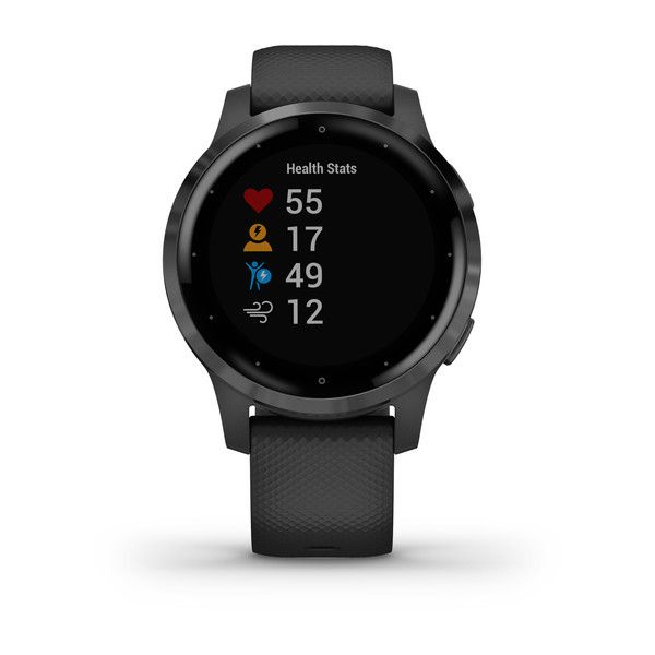 Смарт-годинник Garmin Vivoactive 4S, колір сірий / чорний 010-02172-13 фото