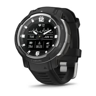 Смарт-годинник наручний Garmin Instinct Crossover - Standard Edition чорний 010-02730-03 фото