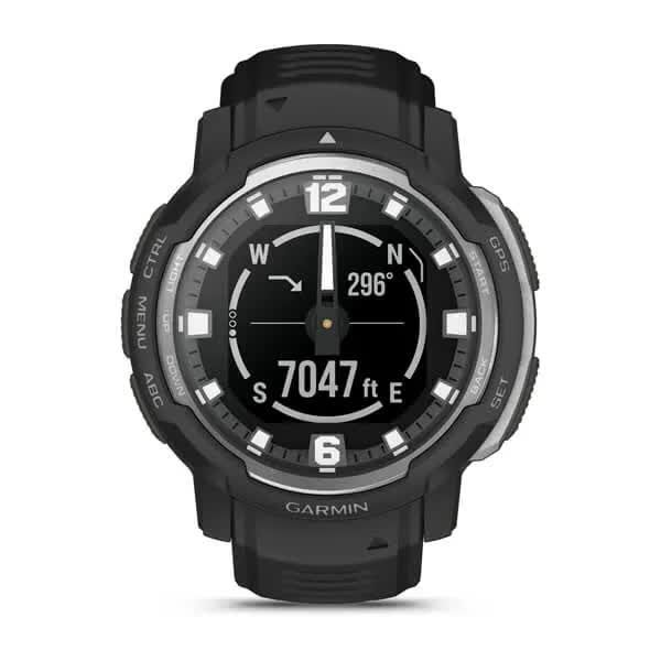 Смарт-годинник наручний Garmin Instinct Crossover - Standard Edition чорний 010-02730-03 фото