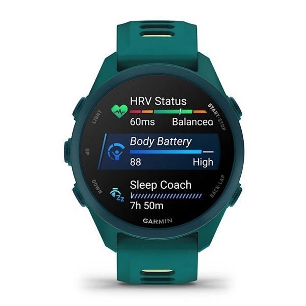 Смарт-годинник Garmin Forerunner 170 Music бірюзово-зелений / лимон