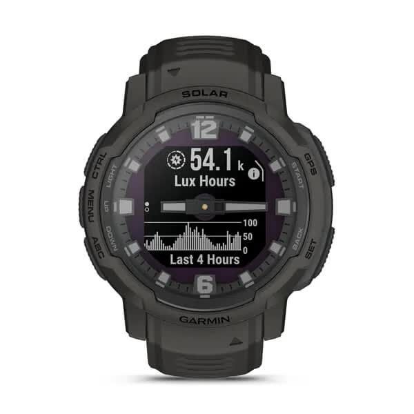 Смарт-часы наручные Garmin Instinct Crossover Solar графитовые 010-02730-01 фото