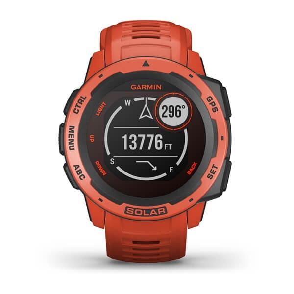 Смарт-годинник Garmin Instinct Solar Flame Red 010-02293-20 фото