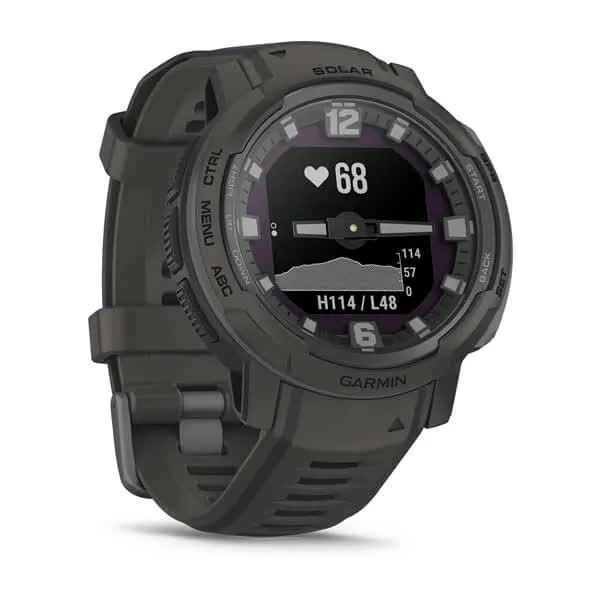 Смарт-часы наручные Garmin Instinct Crossover Solar графитовые 010-02730-01 фото