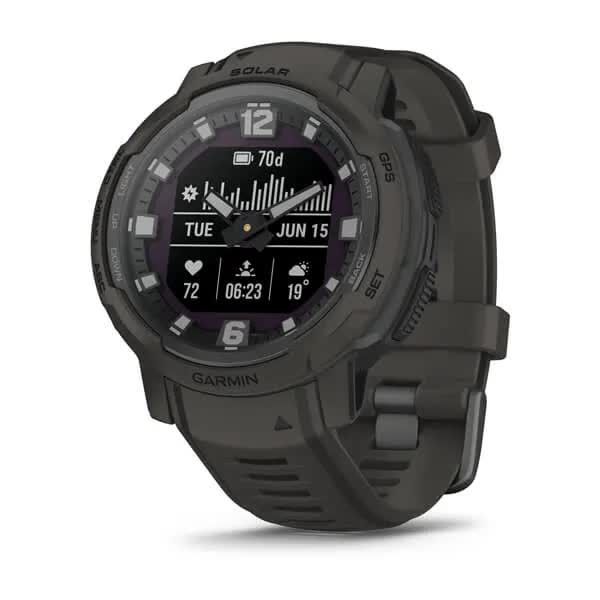 Смарт-часы наручные Garmin Instinct Crossover Solar графитовые 010-02730-01 фото