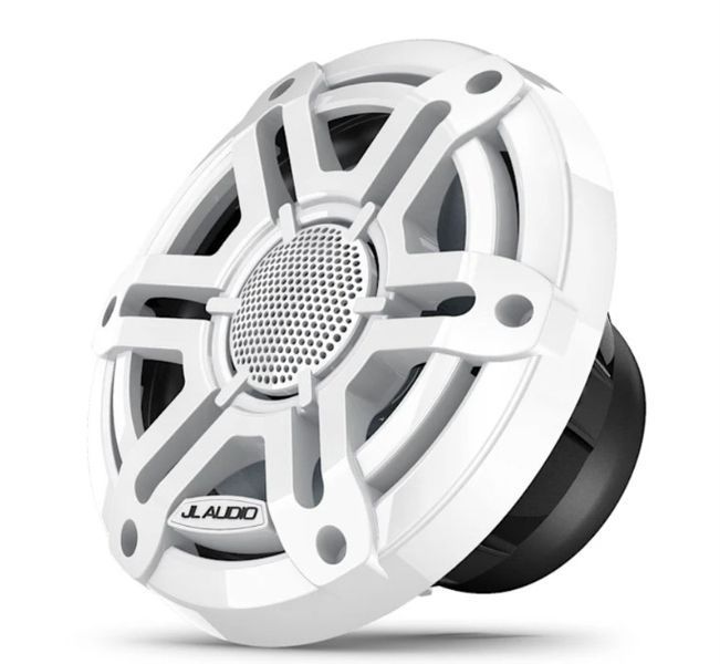Морські динаміки JL Audio&reg; M200 6.5" зі світлодіодним підсвічуванням та білою спортивною решіткою (Gray Sport Grille)