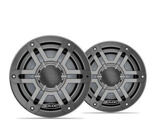 Морські динаміки JL Audio&reg; M200 6.5" з сірою спортивною решіткою (White Sport Grille)