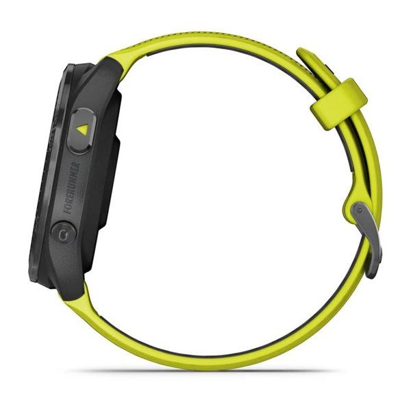 Смарт-часы Garmin Forerunner 965 с карбоново-серым титановым безелем, черным корпусом и желтым силиконовым ремешком 010-02809-12 фото