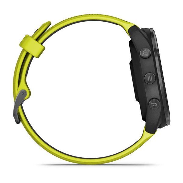 Смарт-часы Garmin Forerunner 965 с карбоново-серым титановым безелем, черным корпусом и желтым силиконовым ремешком 010-02809-12 фото