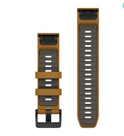 Ремінець Garmin QuickFit 22 Autumn/Pebble Gray для смарт-годинників Fenix 7, Instinct 2, Forerunner 965, MARQ