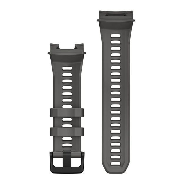 Ремінець Garmin QuickFit 26, вугільний, силіконовий (Charcoal Silicone)
