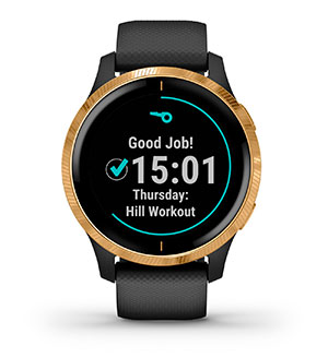 Годинник Venu. Функція Garmin Coach