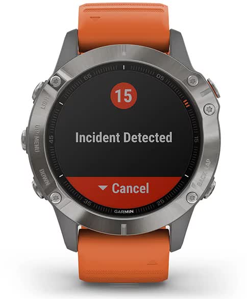 Garmin fenix 6. Функції безпеки