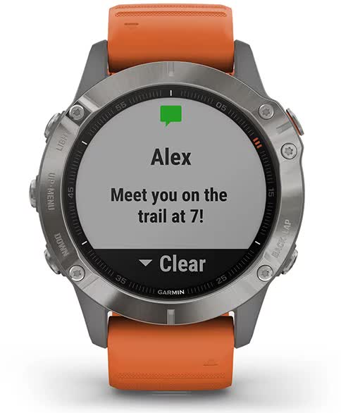 Garmin fenix 6. Смарт нотифікації