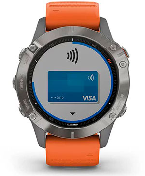 Garmin fenix 6. Безконтактні платежі Garmin Pay