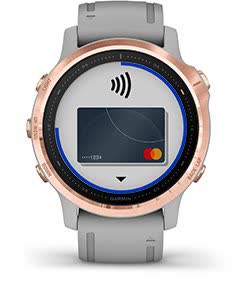 fenix 6S Sapphire. Бесконтактные платежи Garmin Pay