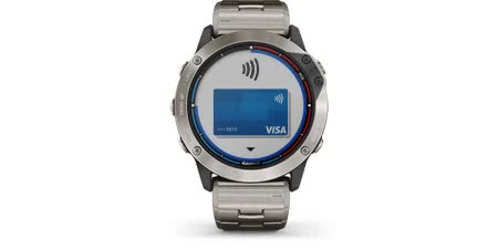 Quatix 6 Titanium. Garmin Pay