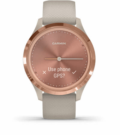 Умные часы vivomove 3S. Подключение GPS