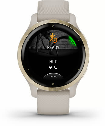 Смарт-часы Garmin Venu 2S графитовые с темно-серым безелем и