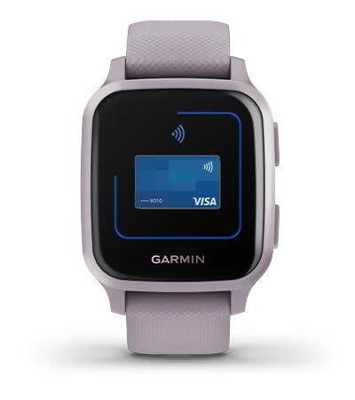 Venu Sq оснащен системой бесконтактных платежей Garmin Pay