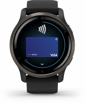 Система бесконтактных платежей Garmin Pay в Venu 2