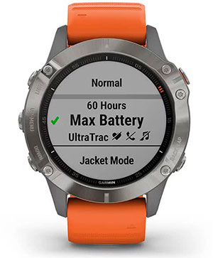 Garmin fenix 6. Розумне використання заряду