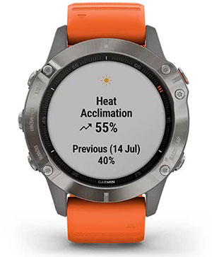 Garmin fenix 6. Спортивные показатели