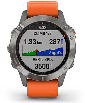 Garmin fenix 6. Функція ClimbPro