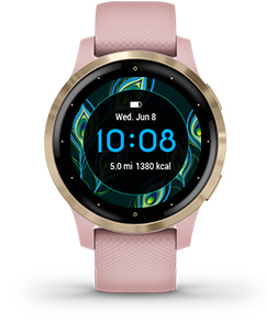 Смарт-часы Garmin Vivoactive 4S, цвет светло-серый, серебристый