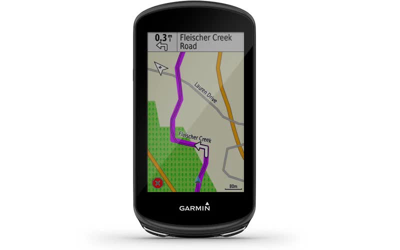 Катайтесь с велосипедной картой Garmin в Edge 1030 Plus