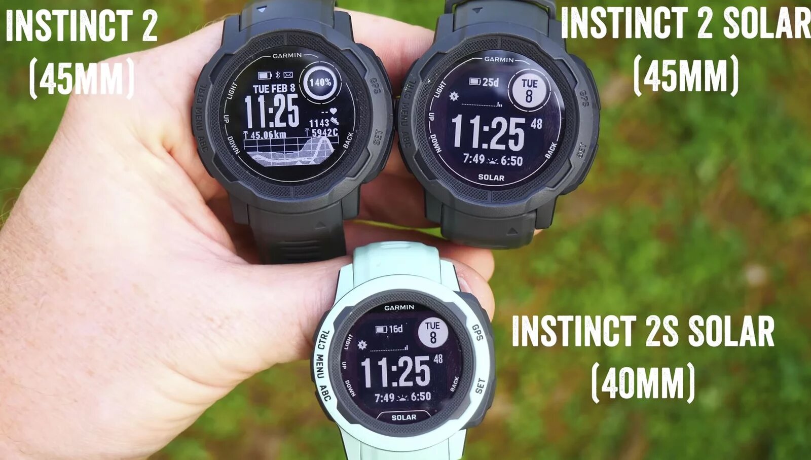 Garmin Instinct 2 vs Instinct Garmin